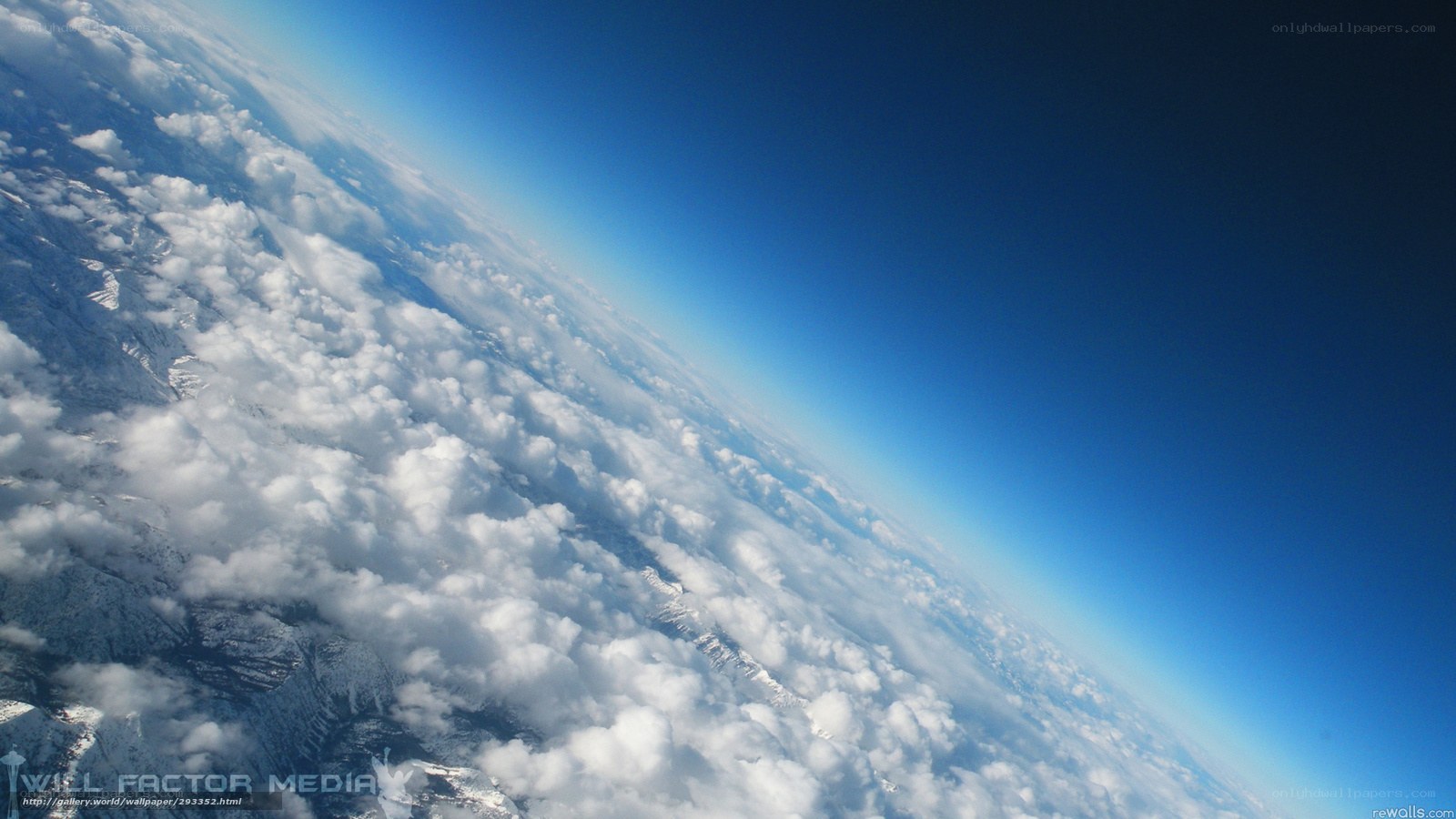 Earth from high altitude