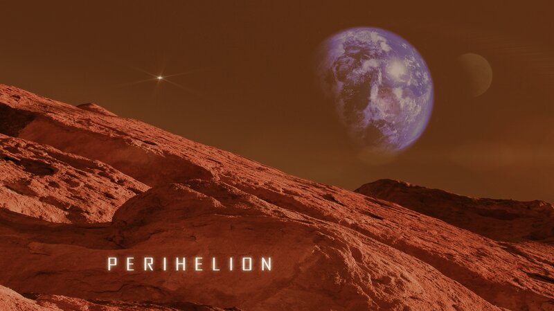 Earth from Mars Surface