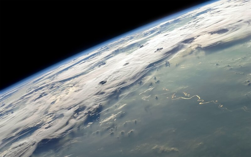 Earth from Space — Atmosphere, White