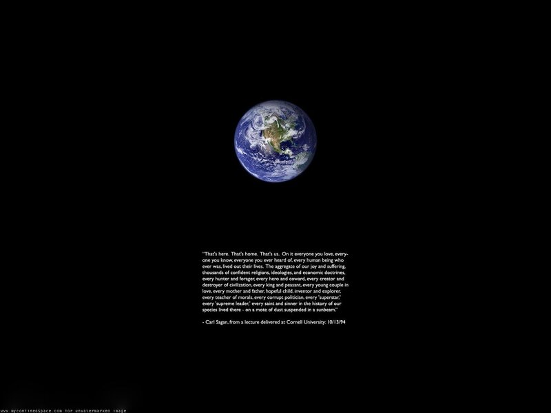 Earth from Space — Black, Contemplative