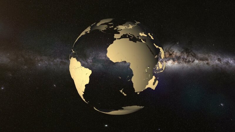 Earth from Space — Black, Cosmic