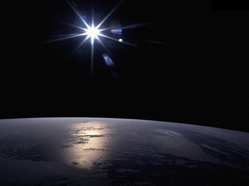 Earth from Space — Black, Dramatic, Night, Photograph