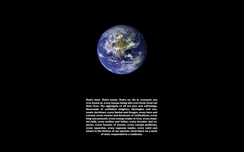 Earth from Space — Black, Dramatic, Photograph, Text