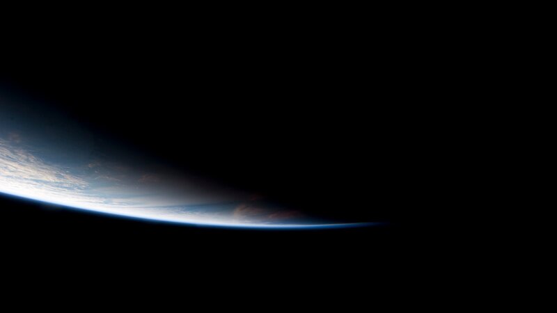 Earth from Space — Black, Serene, Photograph, Clouds