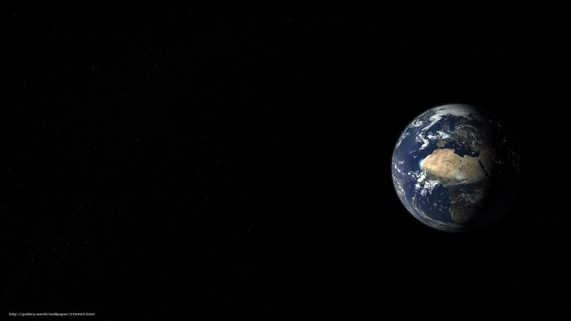 Earth from Space — Black, Serene, Photograph, Stars