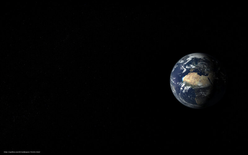 Earth from Space — Black, Serene, Photograph