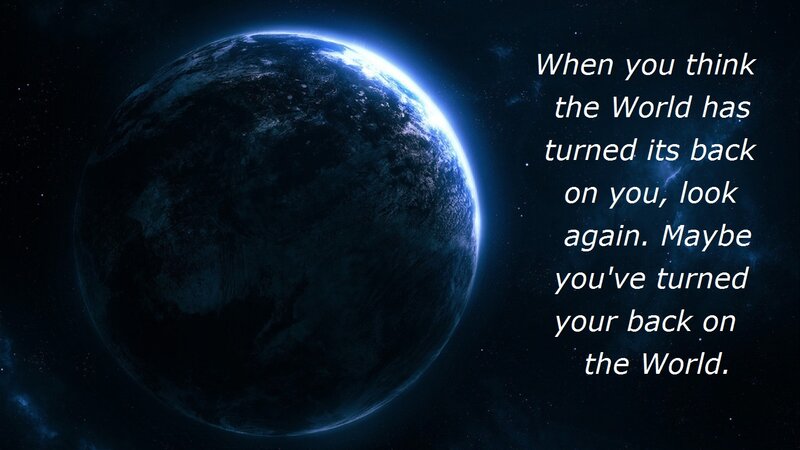 Earth from Space — Blue, Contemplative