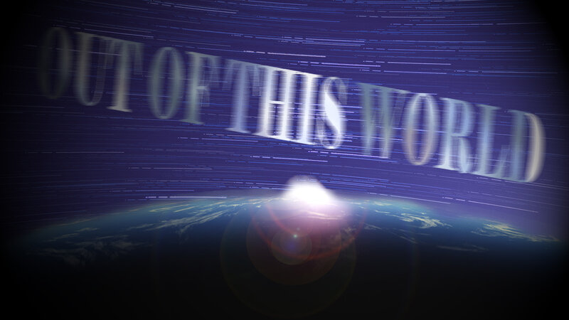 Earth from Space — Blue, Dramatic, Digital Art, Text