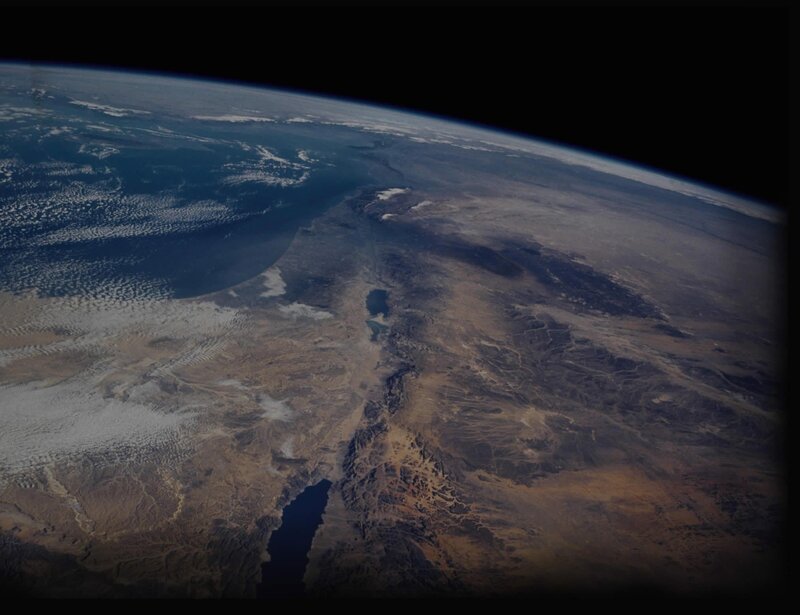 Earth from Space — Blue, Dramatic, Photograph, Clouds, Land, Ocean
