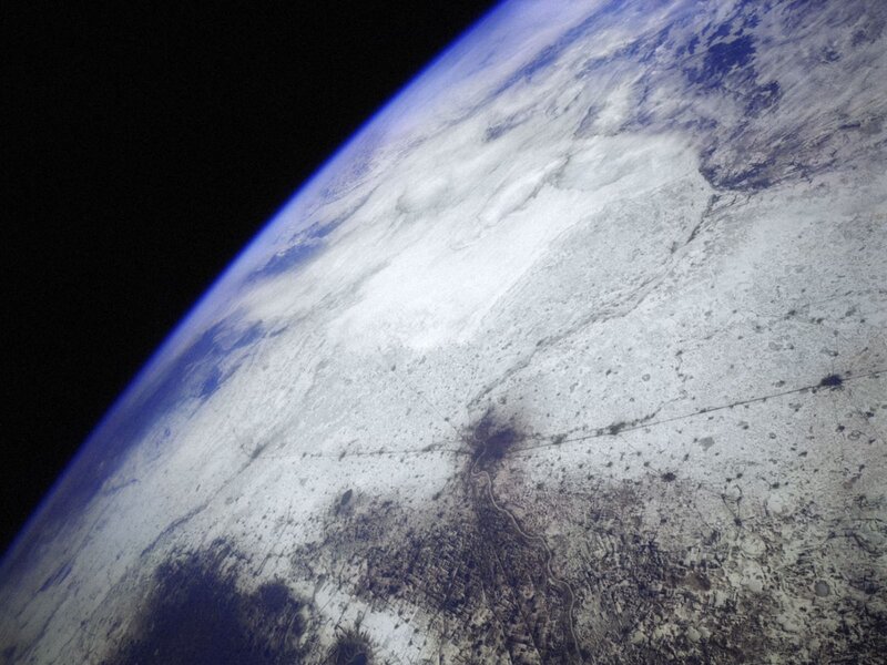 Earth from Space — Blue, Dramatic, Photograph, Clouds, Landmass, Atmosphere