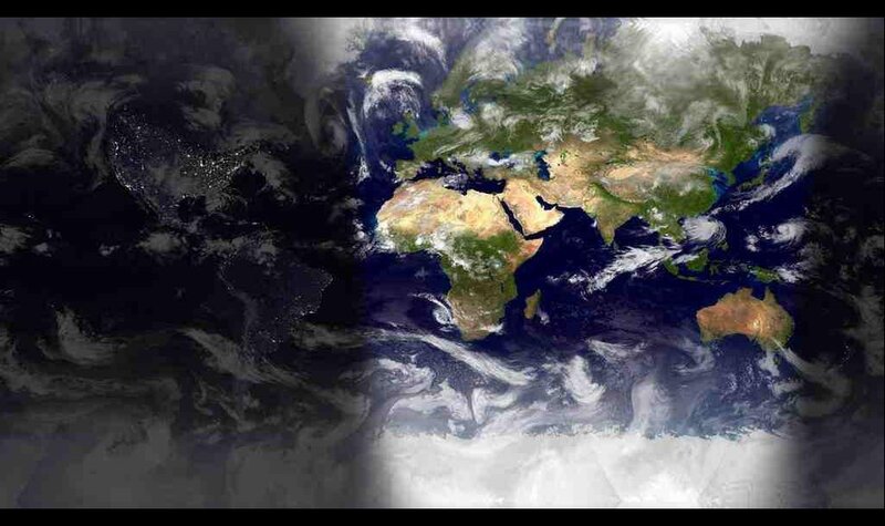 Earth from Space — Blue, Dramatic, Photograph, Continents, Oceans