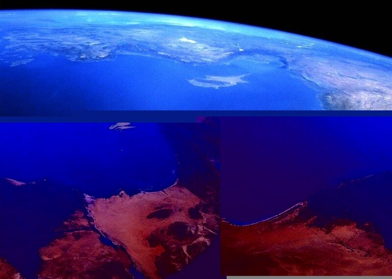 Earth from Space — Blue, Dramatic, Photograph, Planet