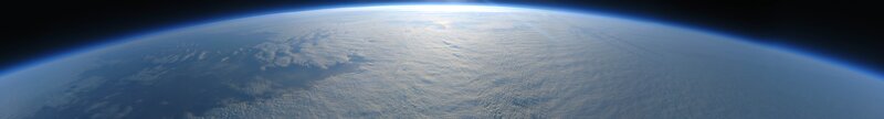 Earth from Space — Blue, Horizon