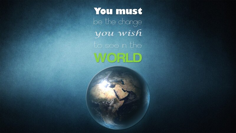 Earth from Space — Blue, Inspirational
