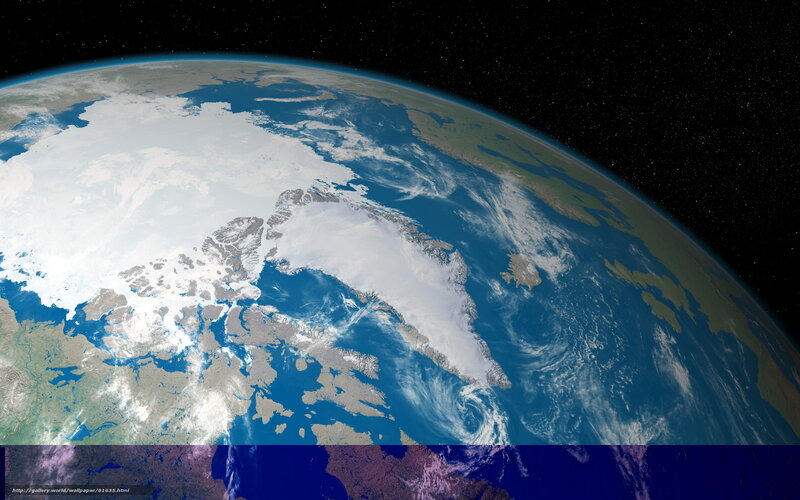 Earth from Space — Blue, Serene, 3d Render, Planet Earth