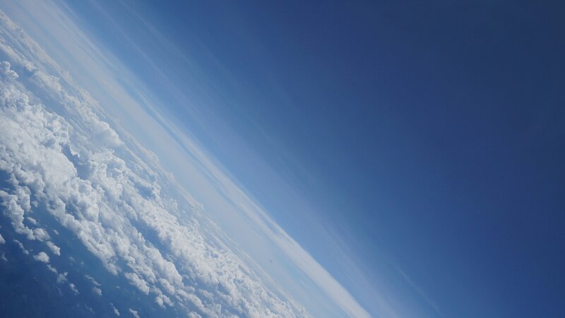 Earth from Space — Blue, Serene, Photograph, Clouds, Sky