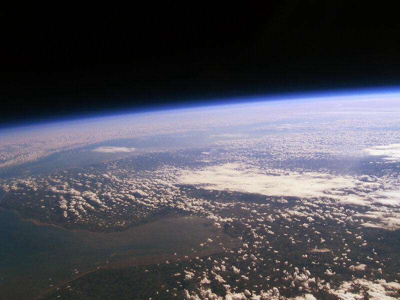 Earth from Space — Blue, Serene, Photograph
