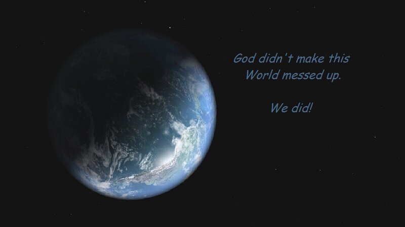 Earth from Space — Blue, Serious