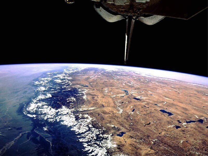 Earth from Space — Brown, Dramatic