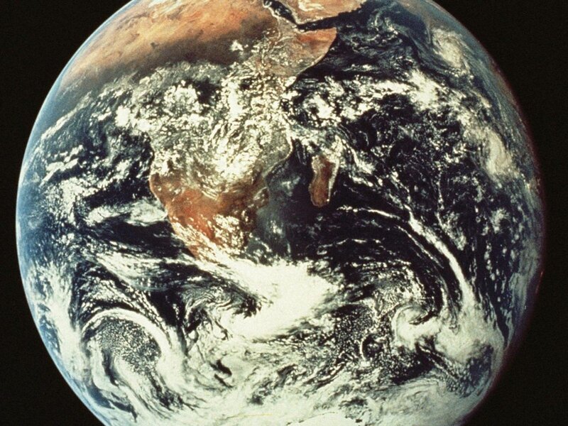 Earth from Space — Continent, White