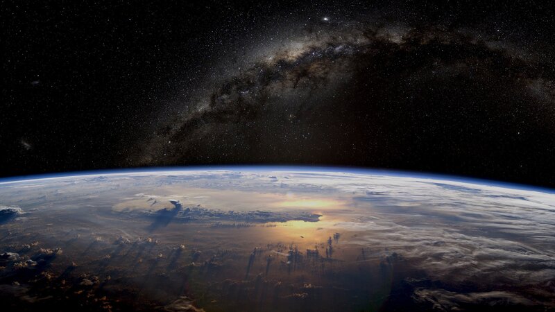 Earth from Space — Dramatic, Black