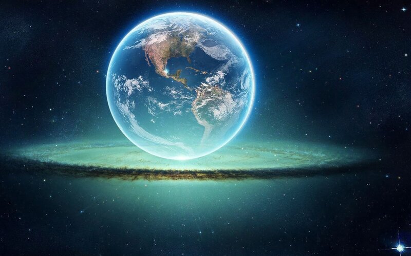 Earth from Space — Night, Galaxy