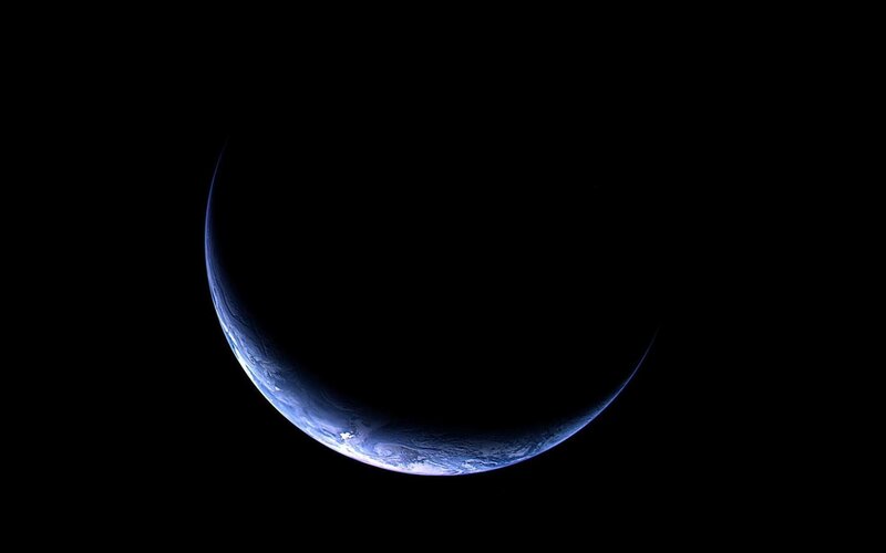 Earth from Space — Planet, Black