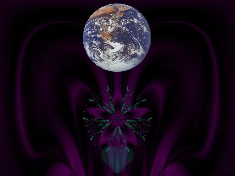 Earth from Space — Purple
