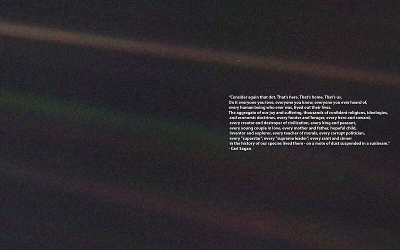 Earth from space quote