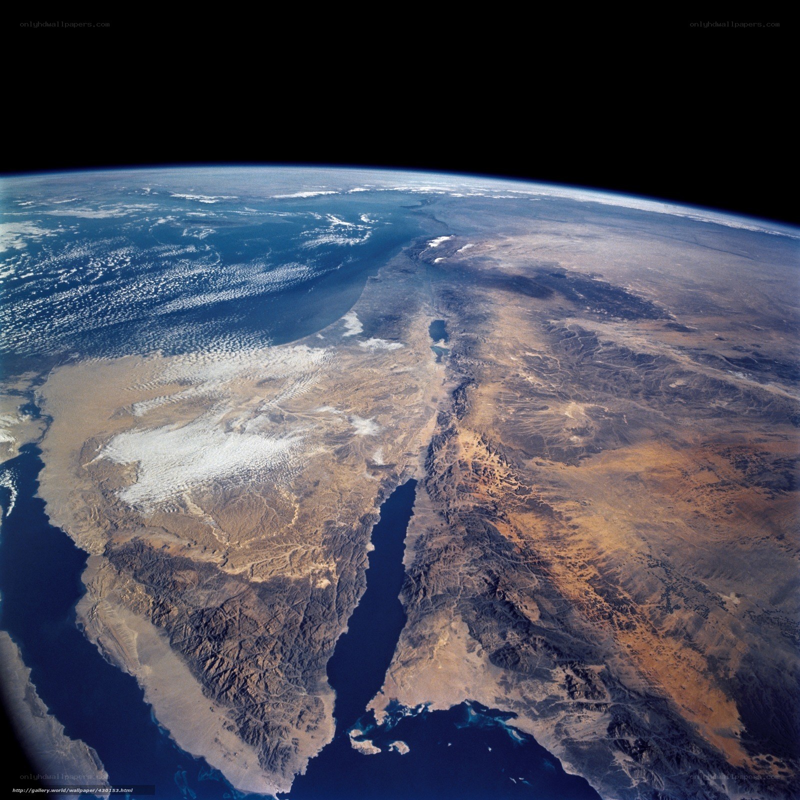 Earth from space, Red Sea