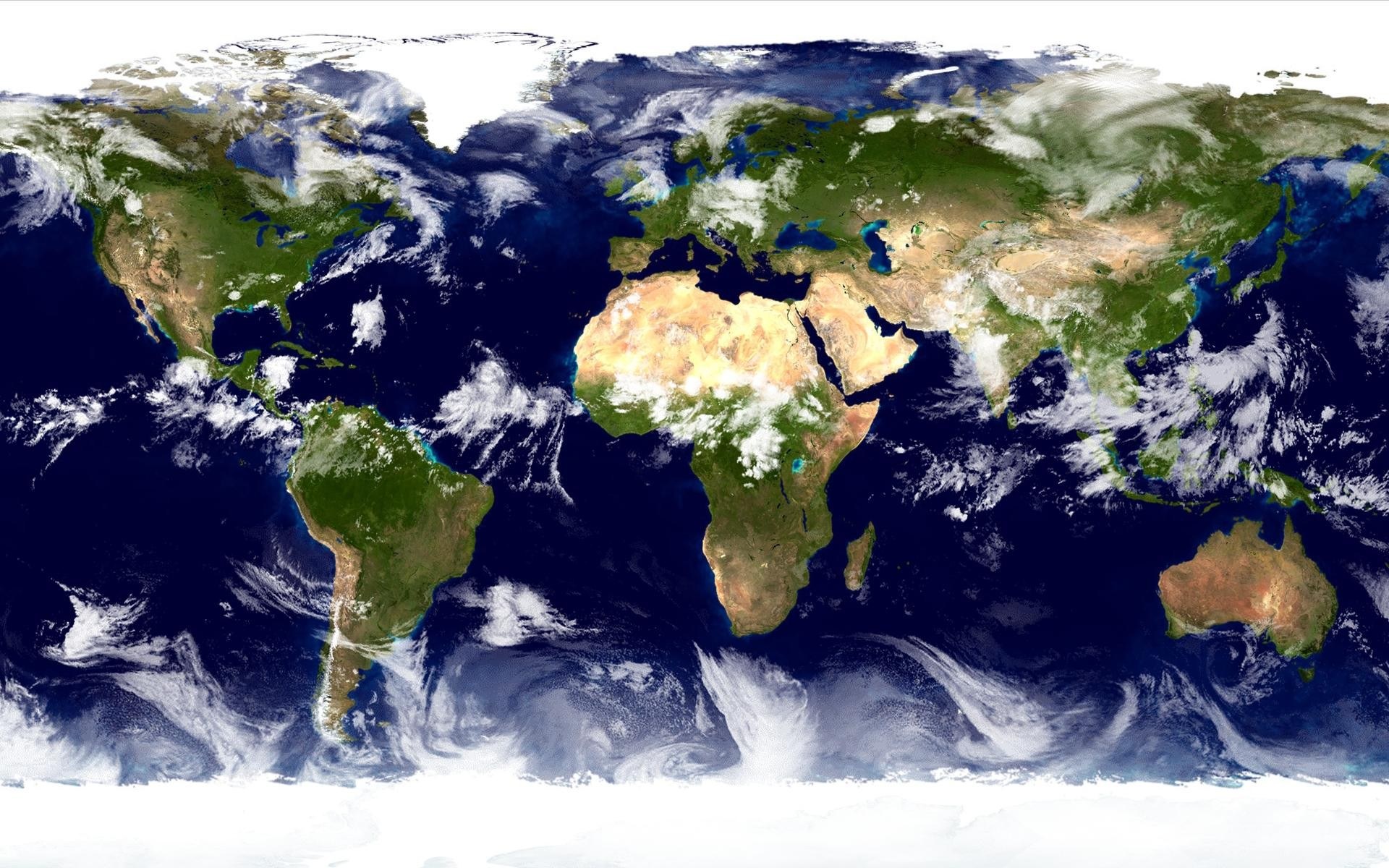 Earth from space satellite view