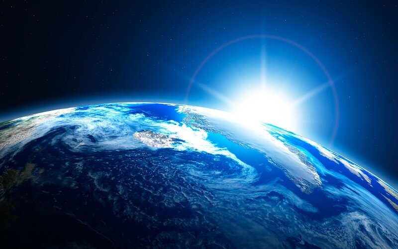 Earth from Space — Serene, Sunrise
