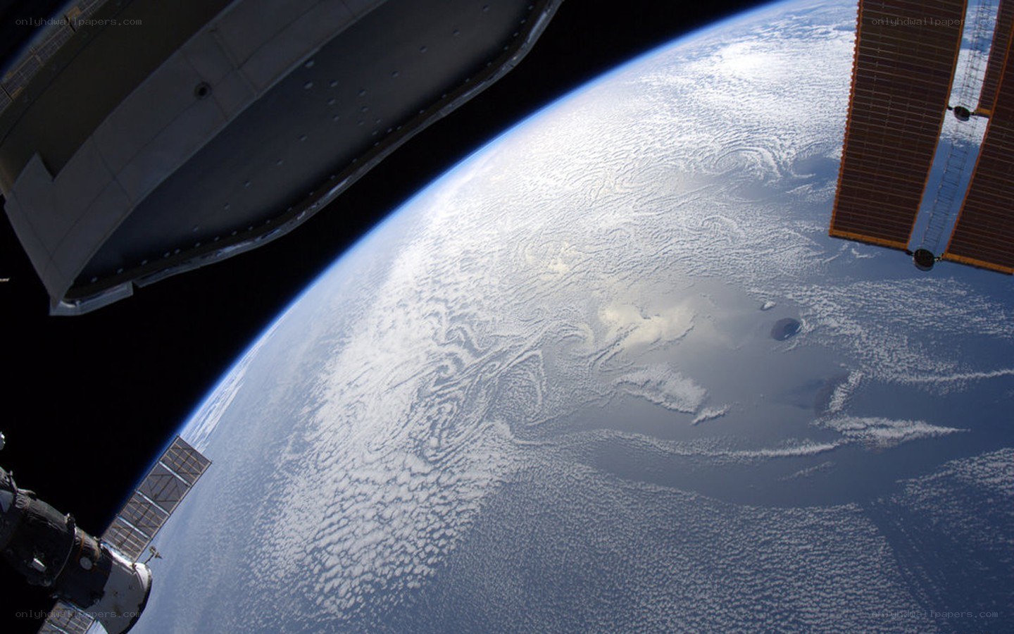 Earth from space station