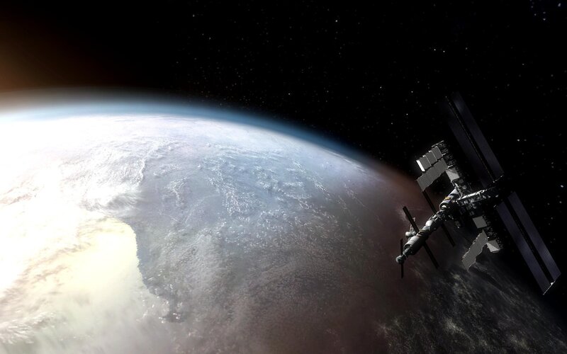 Earth from space station