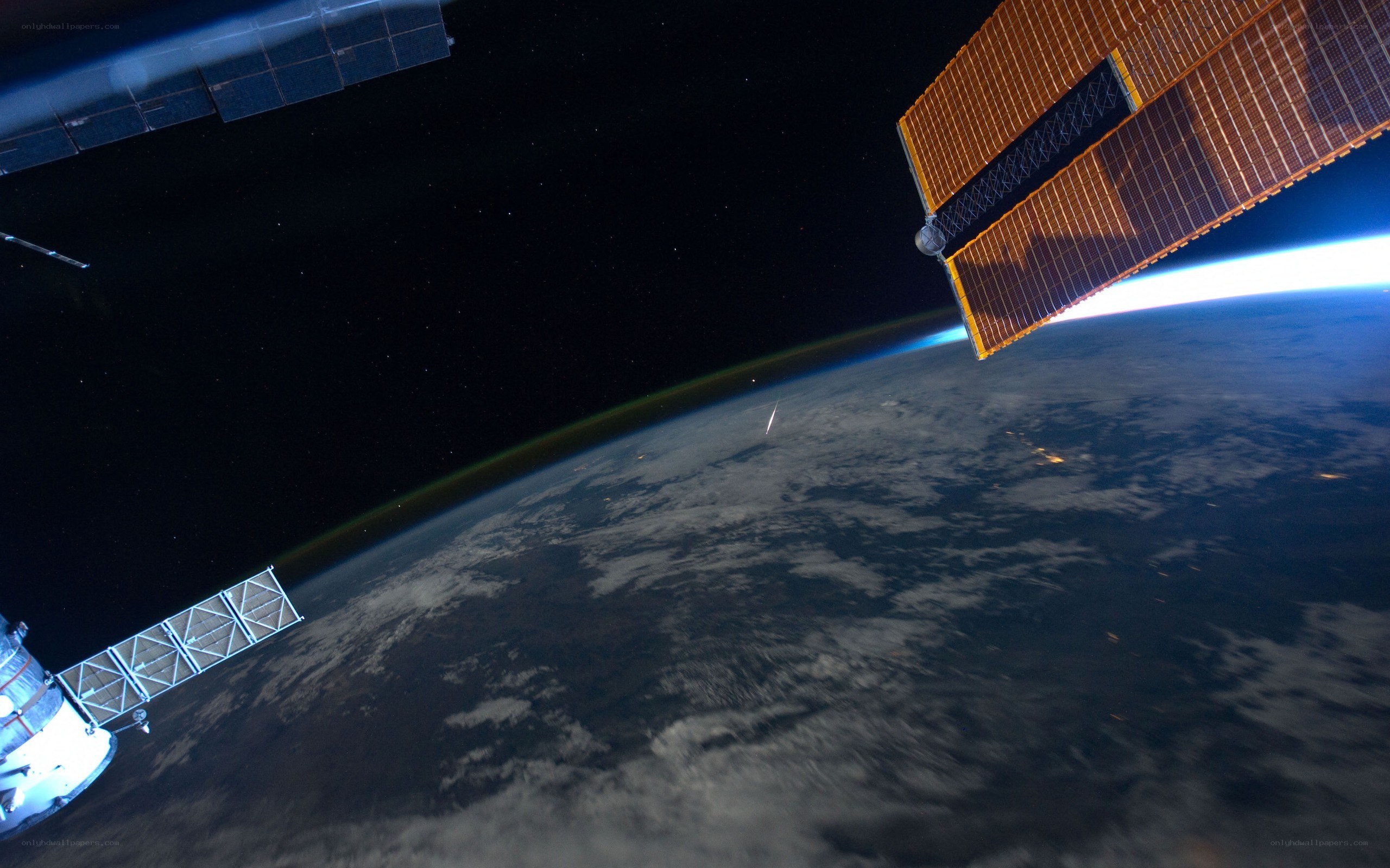 Earth from space station