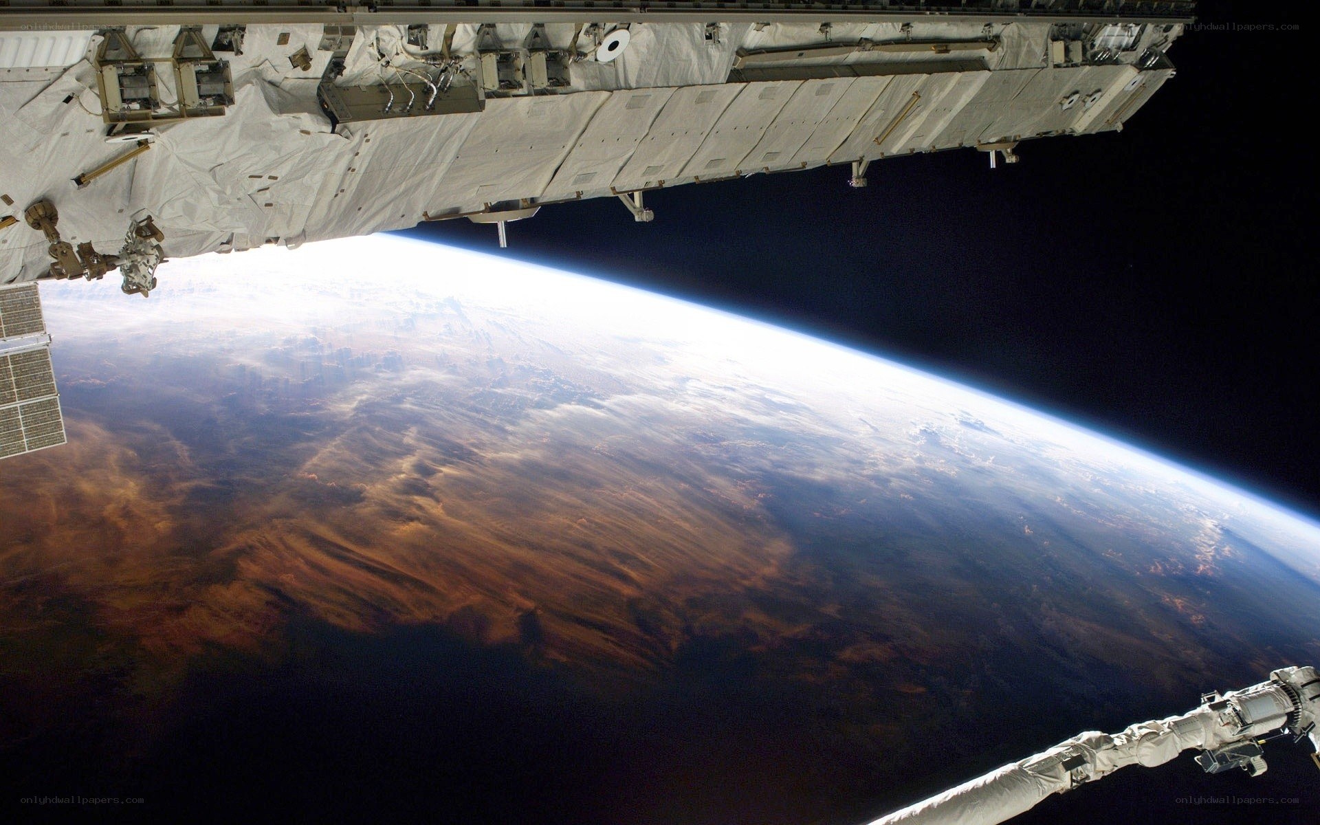 Earth from space station