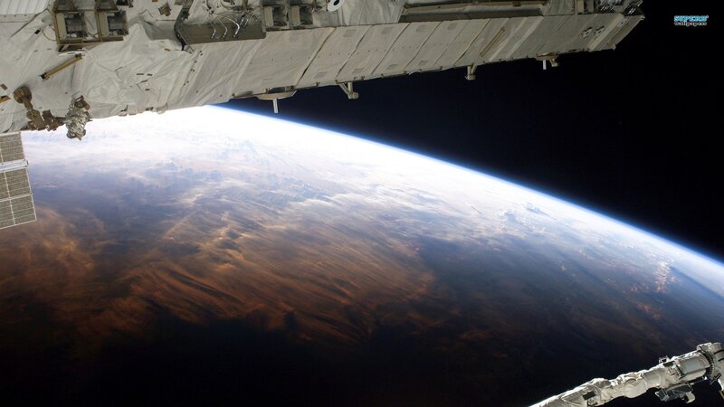Earth from space station
