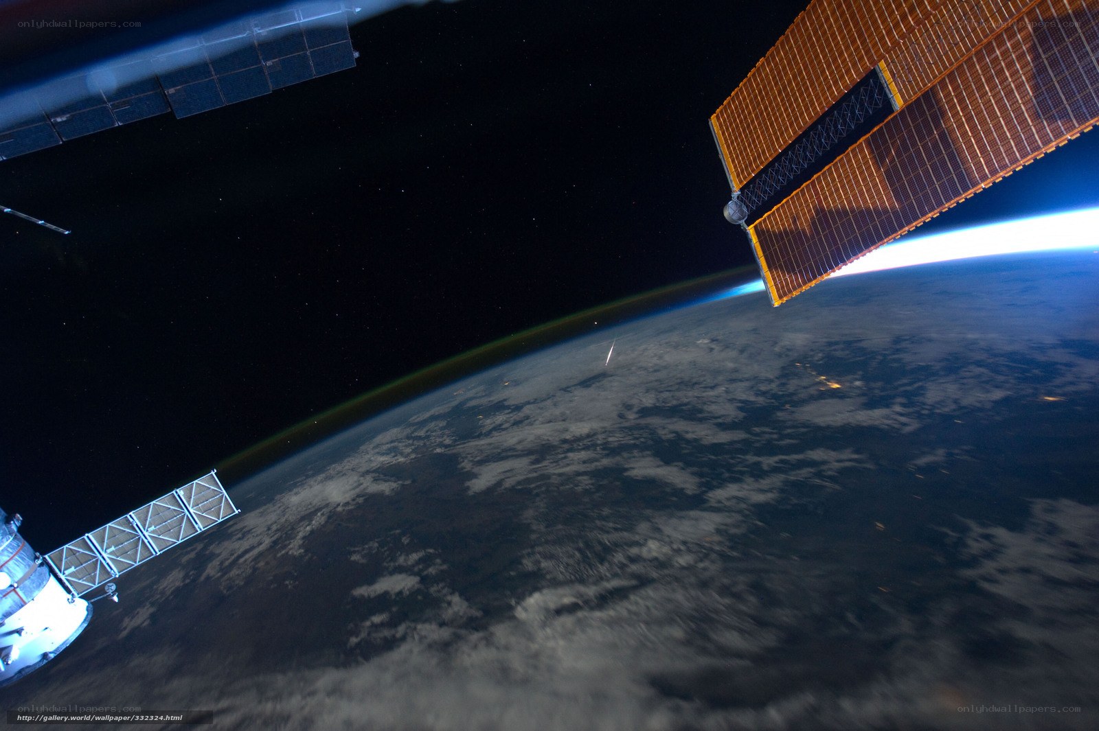 Earth from space station