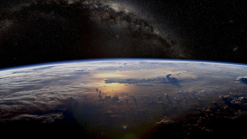 Earth from Space — Sunrise, Black