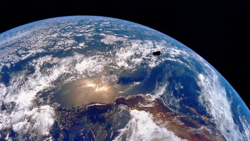 Earth from space view