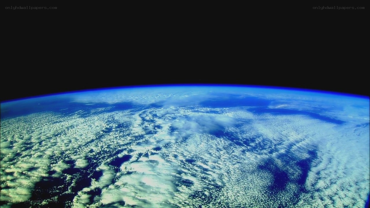 Earth from space view