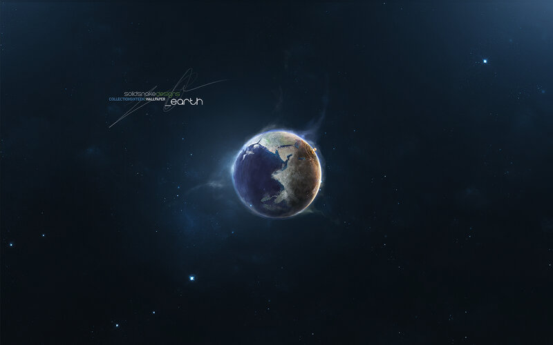Earth from space wallpaper
