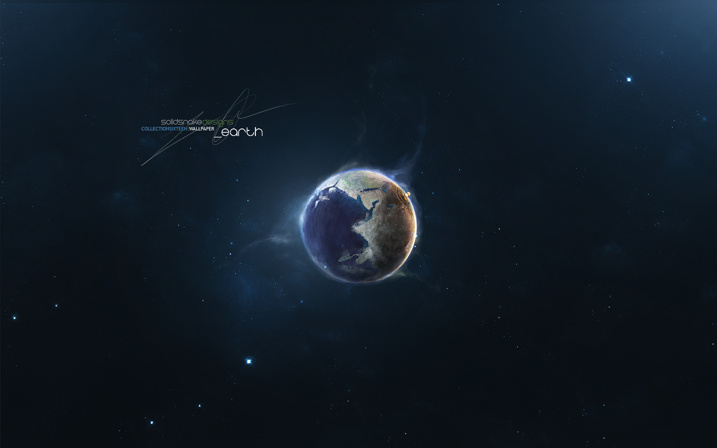 Earth from space wallpaper