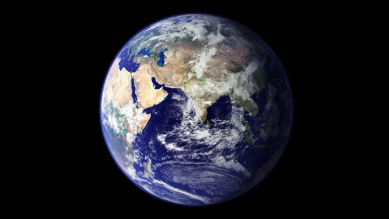 Earth from Space — White, Brown