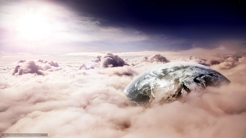 Earth from Space — White, Dramatic
