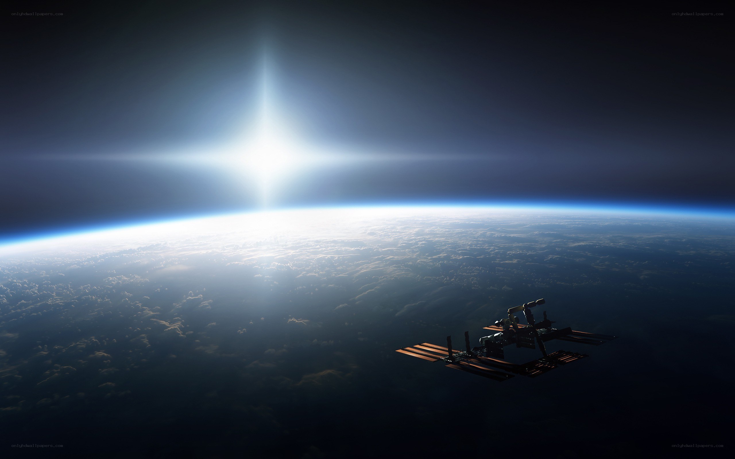 Earth from space with ISS