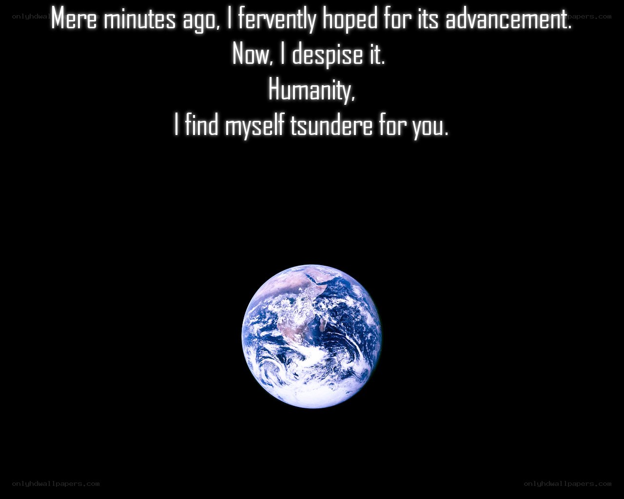 Earth from space with text