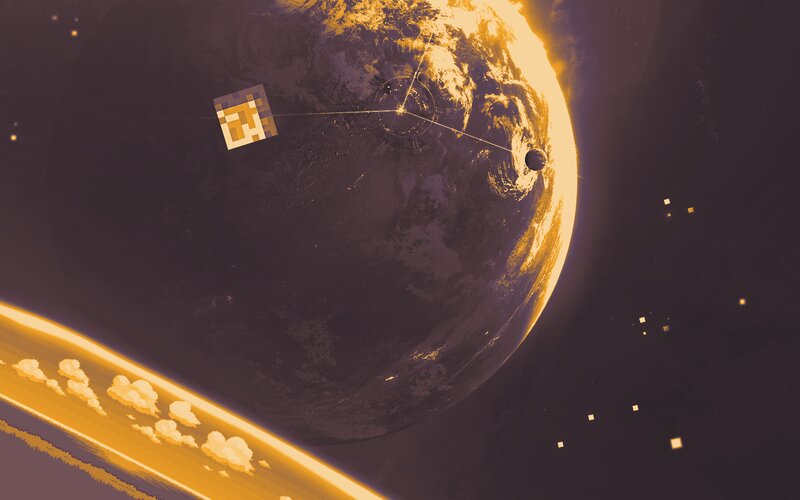 Earth from Space — Yellow, Dramatic