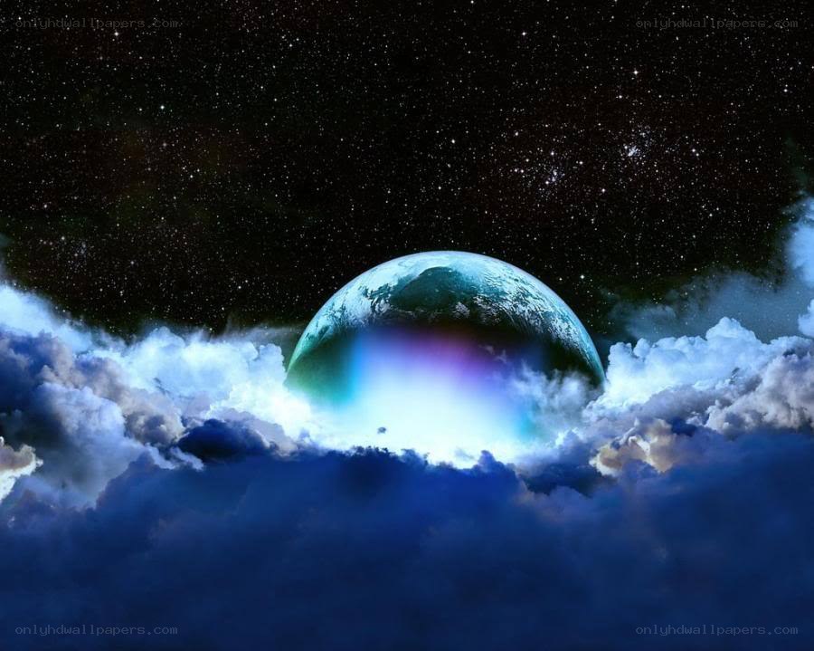 Earth from the clouds