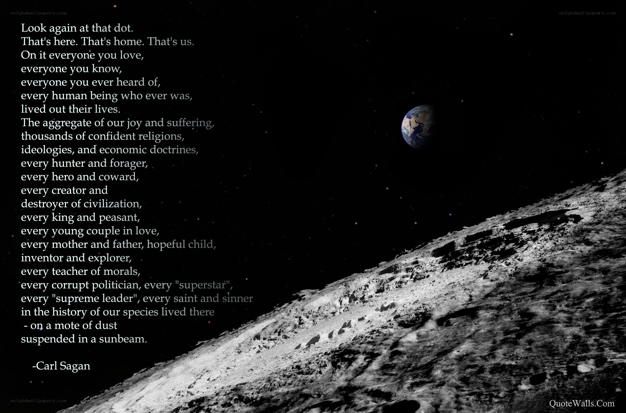 Earth from the Moon